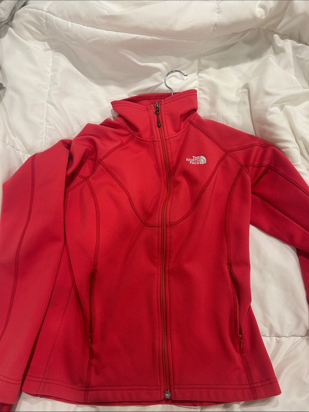 The North Face Women's Bright Red Full-Zip Utility Jacket